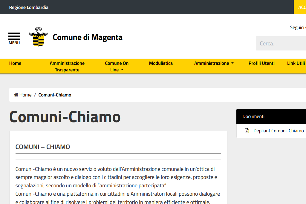 serv comuni chiamo 2