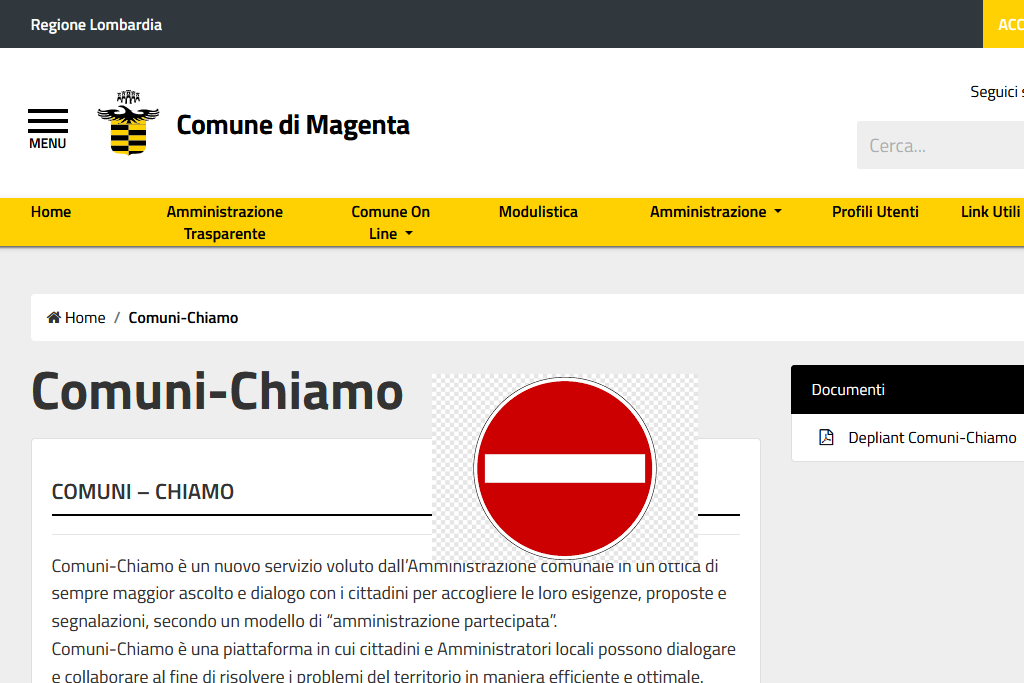 serv comuni chiamo 3